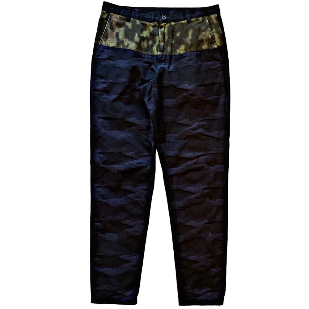 Authentic Dries Van Noten 13 SS Camo Banded Runway Denim